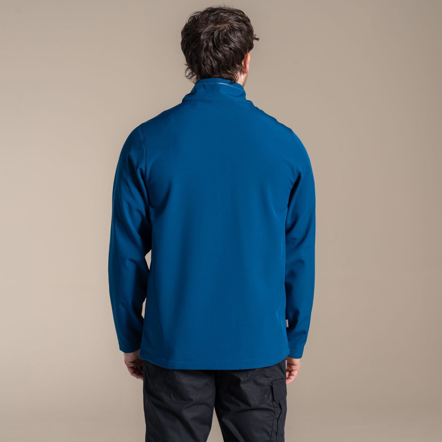 Poseidon Blue - Back - Craghoppers Mens Expert Basecamp II Soft Shell Jacket