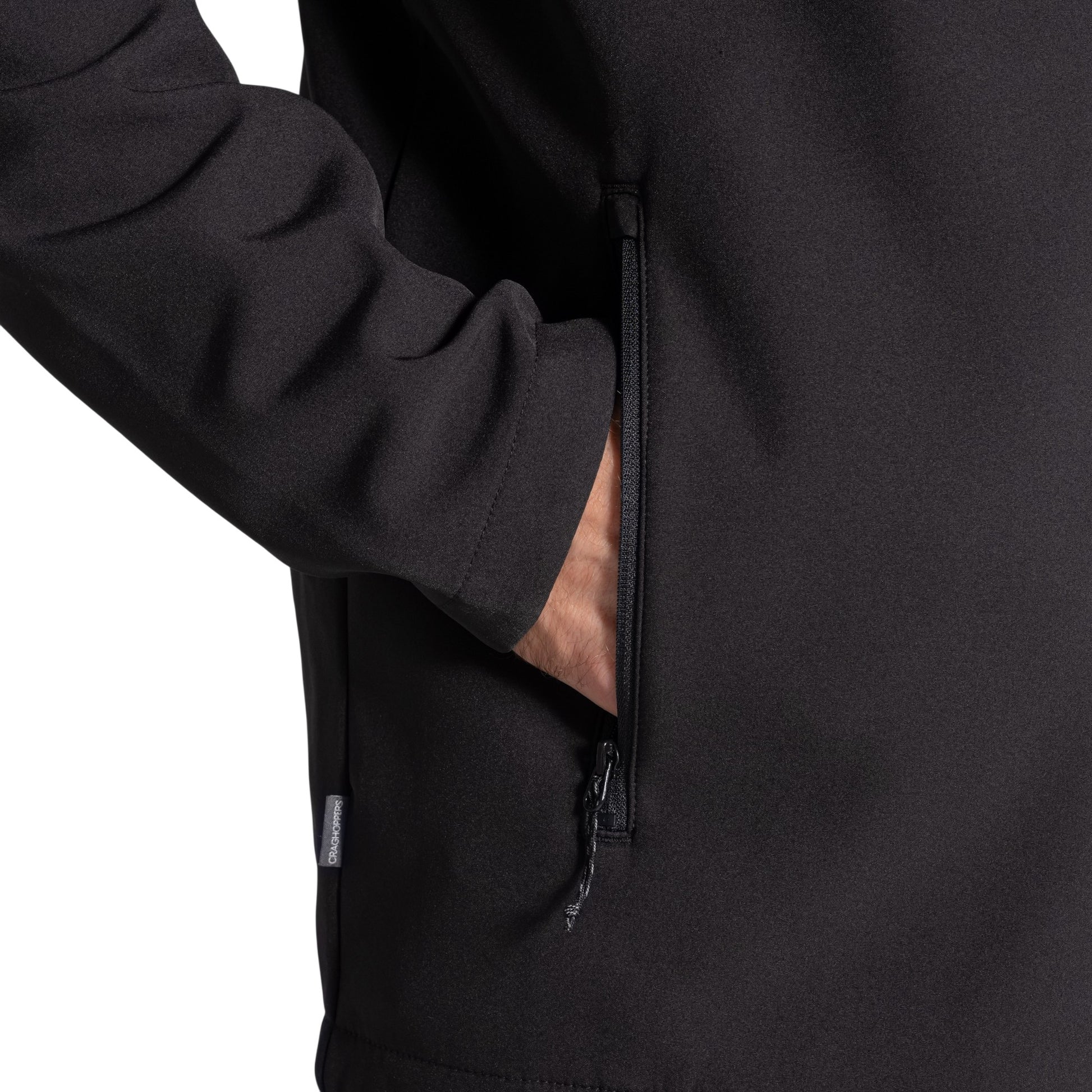 Black - Lifestyle - Craghoppers Mens Expert Basecamp II Soft Shell Jacket
