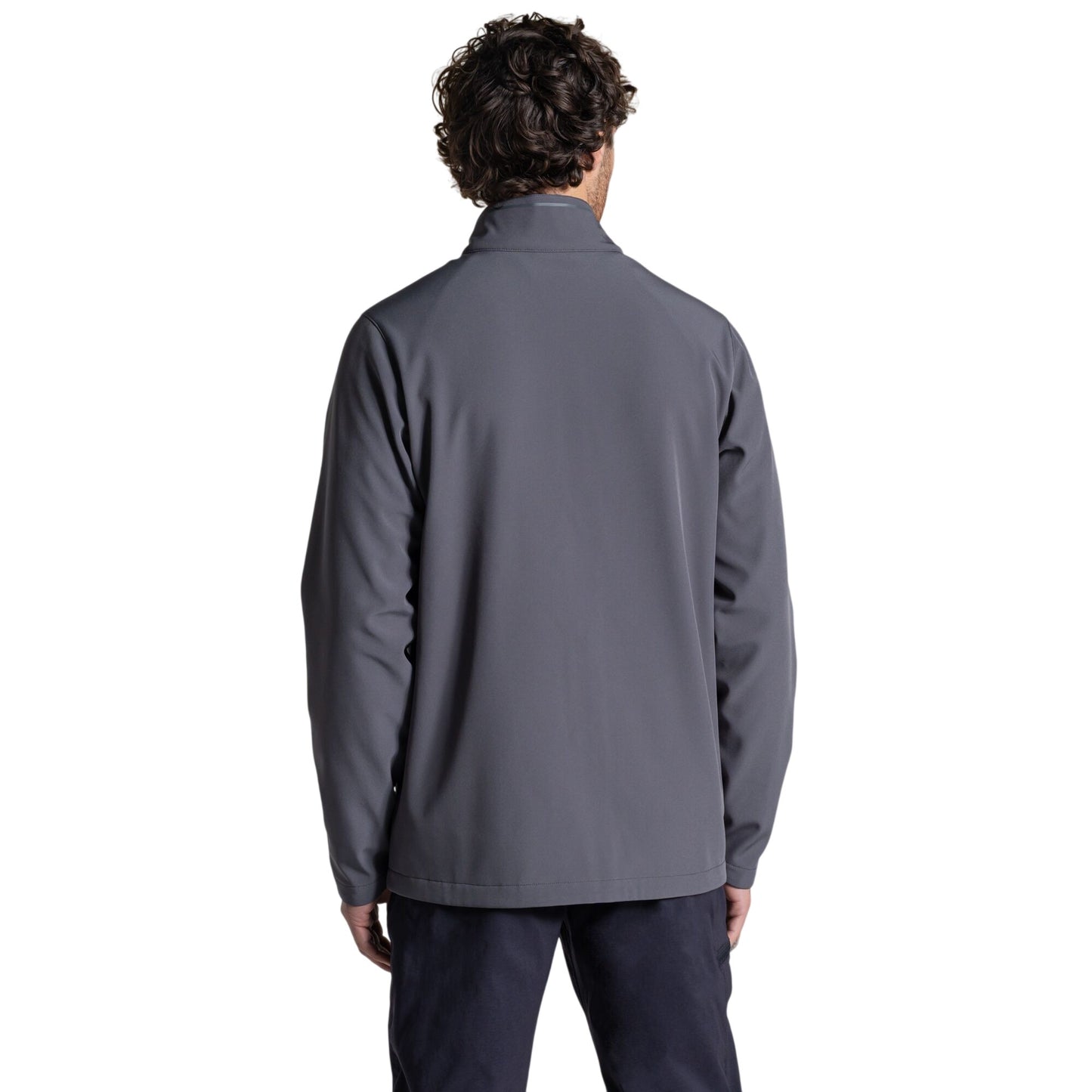 Carbon Grey - Back - Craghoppers Mens Expert Basecamp II Soft Shell Jacket