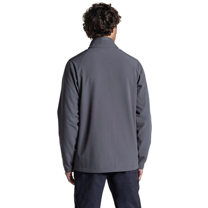 Carbon Grey - Back - Craghoppers Mens Expert Basecamp II Soft Shell Jacket