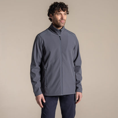 Carbon Grey - Pack Shot - Craghoppers Mens Expert Basecamp II Soft Shell Jacket
