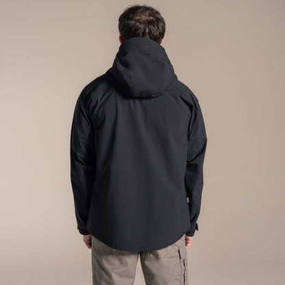Black - Back - Craghoppers Mens Expert Basecamp Waterproof Jacket