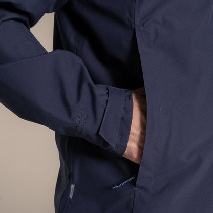 Dark Navy - Side - Craghoppers Mens Expert Basecamp Waterproof Jacket