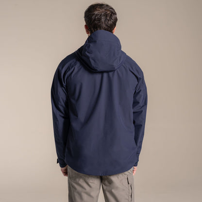 Dark Navy - Back - Craghoppers Mens Expert Basecamp Waterproof Jacket