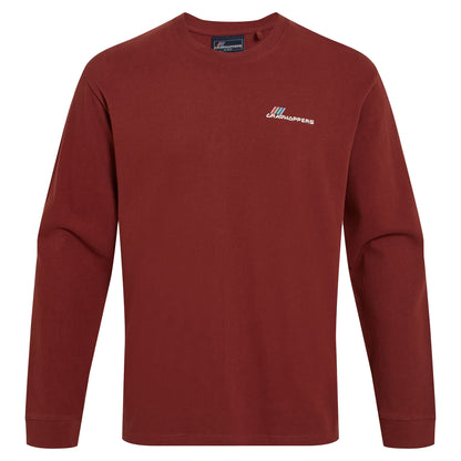 Axinite Red - Front - Craghoppers Mens Dillisk II Long-Sleeved T-Shirt