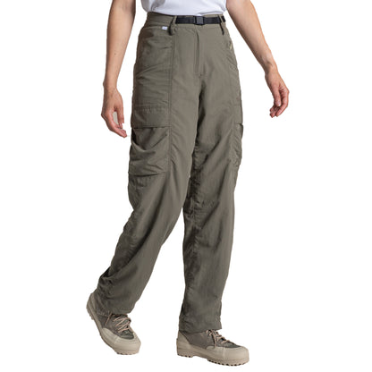 Wild Olive - Side - Craghoppers Womens-Ladies Medina Nosilife Cargo Trousers