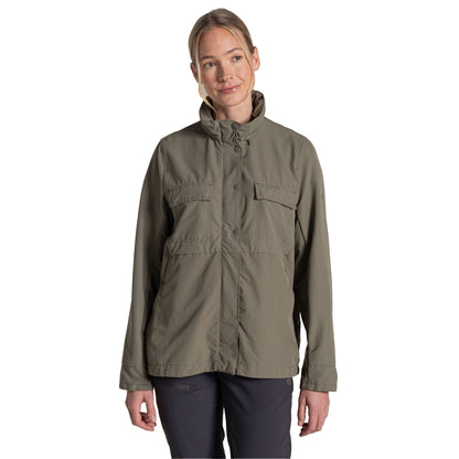 Wild Olive - Side - Craghoppers Womens-Ladies Farah Nosilife Jacket