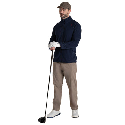 Blue Navy - Lifestyle - Craghoppers Mens Bromsgrove Nosilife Full Zip Golf Fleece Jacket