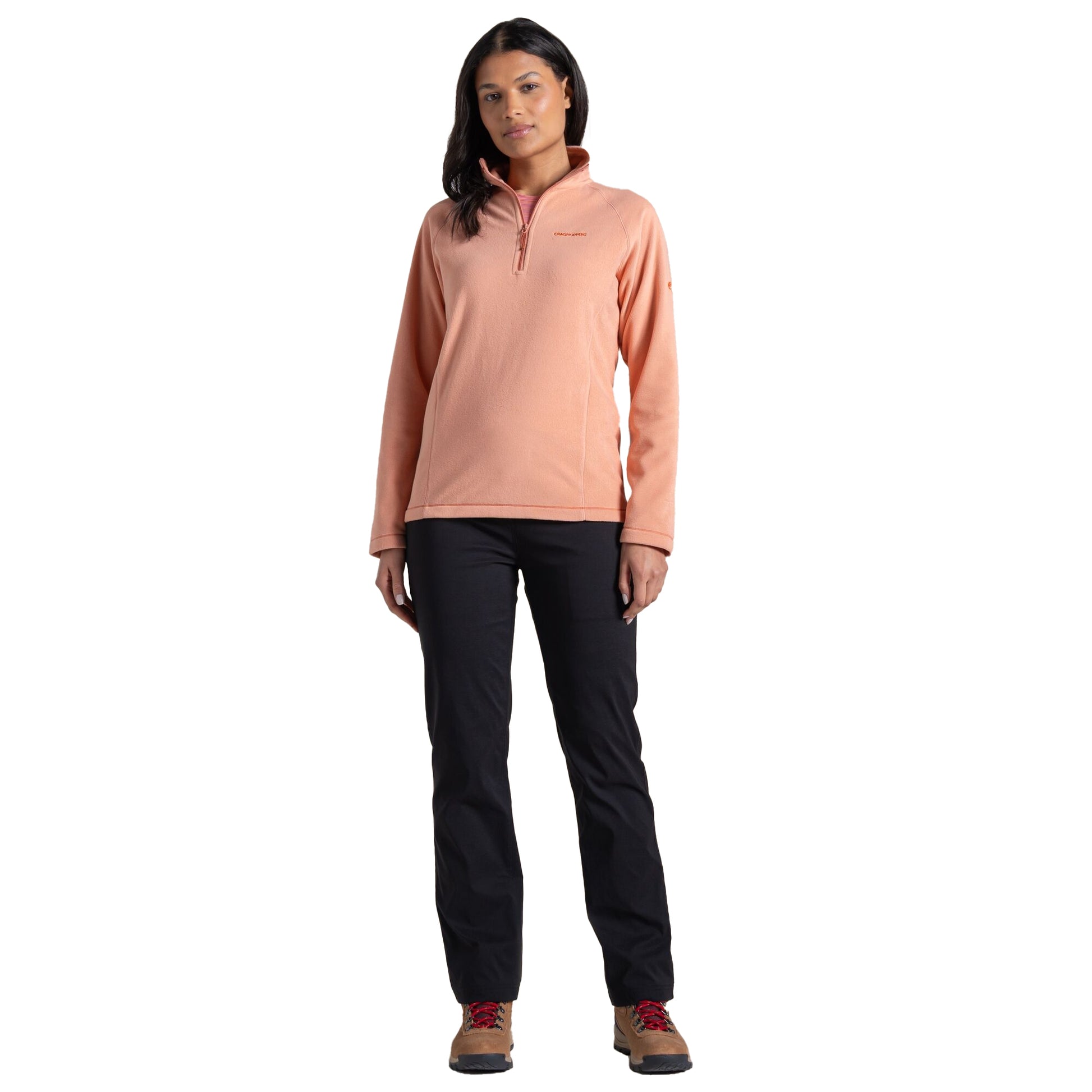 Black - Pack Shot - Craghoppers Womens-Ladies Kiwi Pro III Thermic Trousers