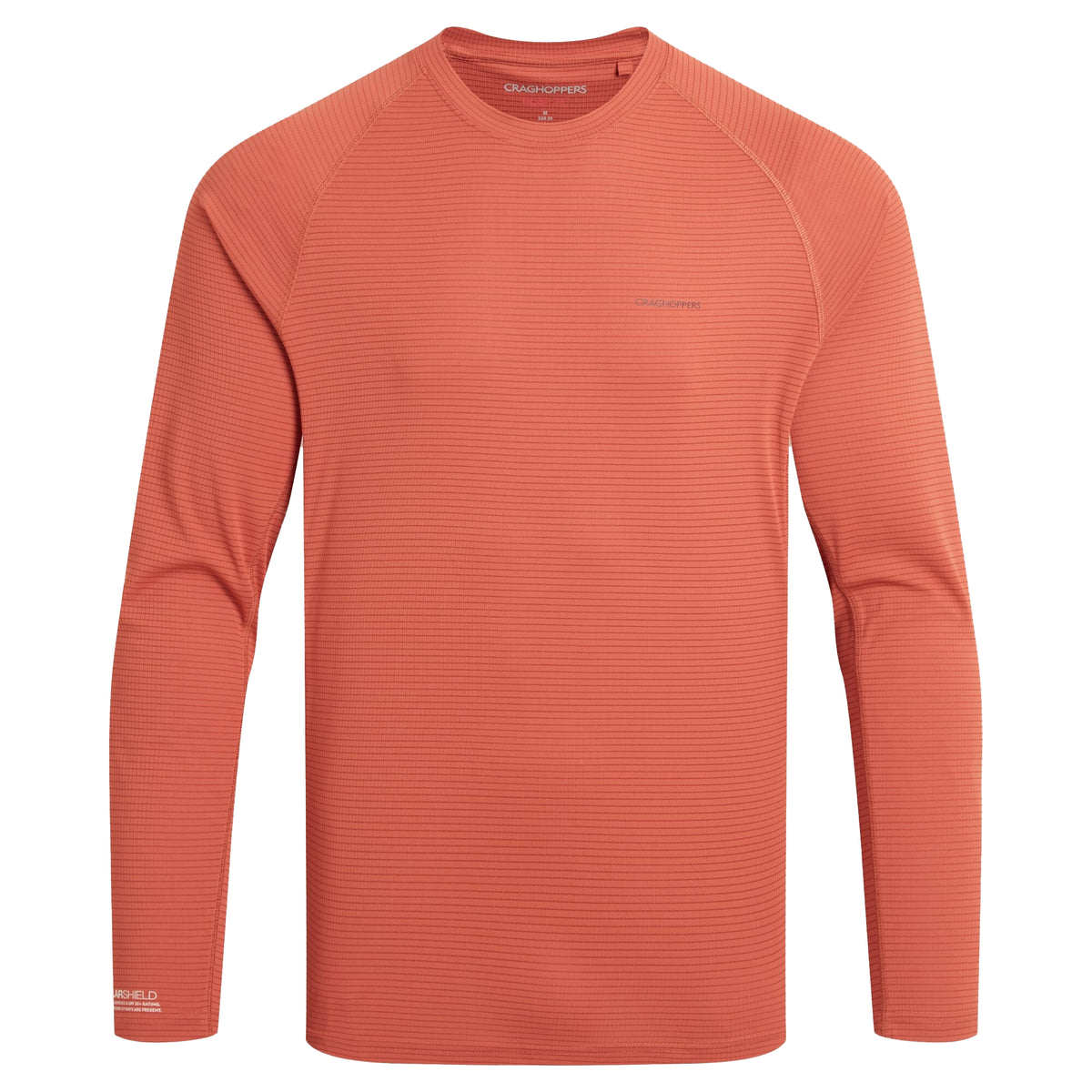 Dark Sahara - Front - Craghoppers Mens SolarShield+ Nosilife Long-Sleeved T-Shirt