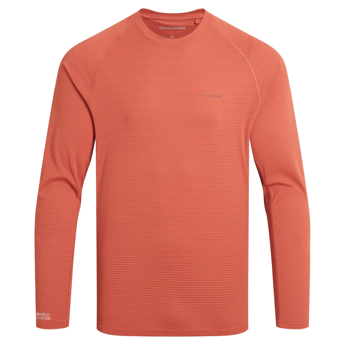 Dark Sahara - Front - Craghoppers Mens SolarShield+ Nosilife Long-Sleeved T-Shirt