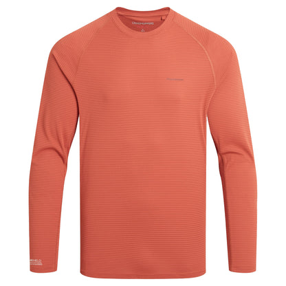 Dark Sahara - Front - Craghoppers Mens SolarShield+ Nosilife Long-Sleeved T-Shirt