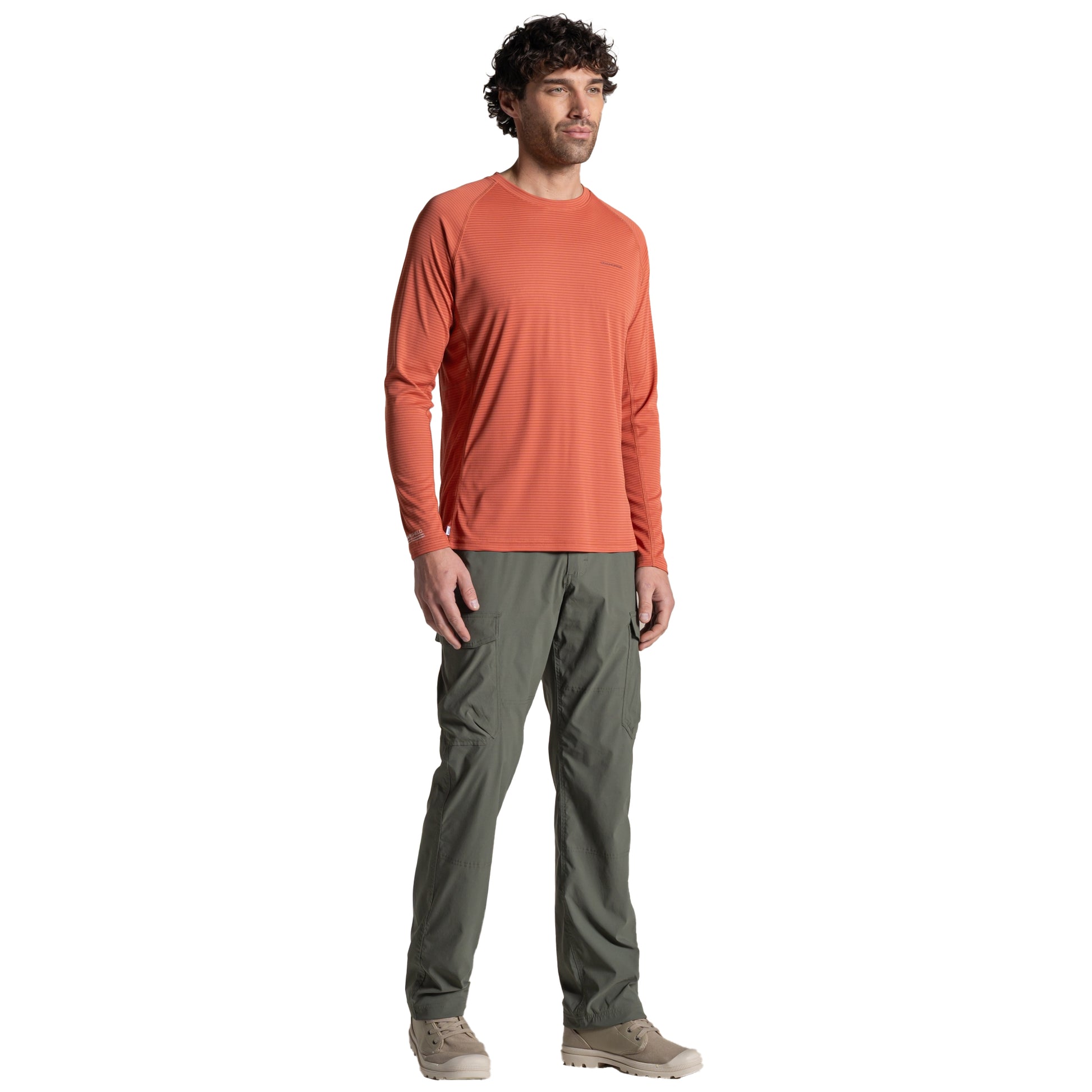 Dark Sahara - Lifestyle - Craghoppers Mens SolarShield+ Nosilife Long-Sleeved T-Shirt