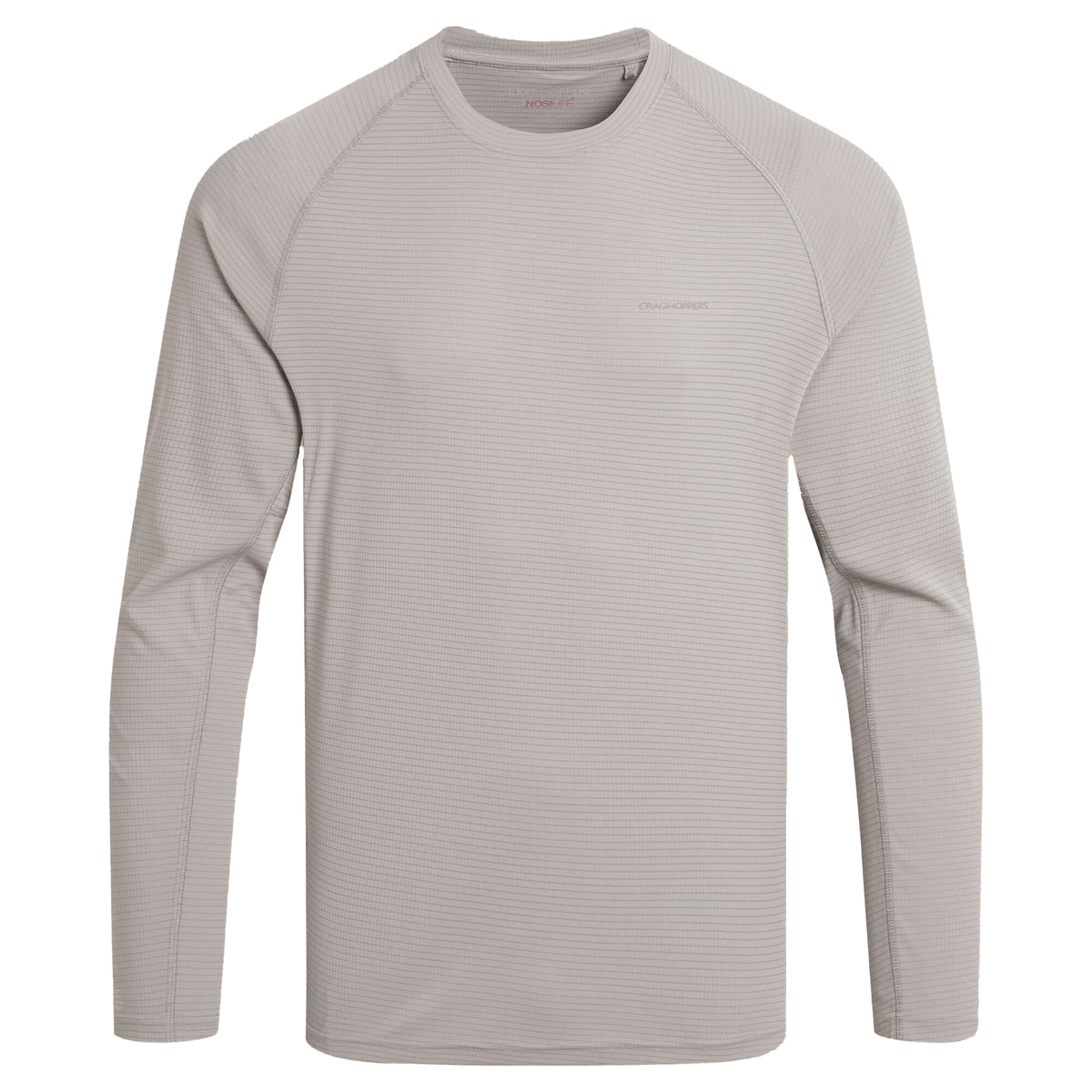 Parchment - Front - Craghoppers Mens SolarShield+ Nosilife Long-Sleeved T-Shirt