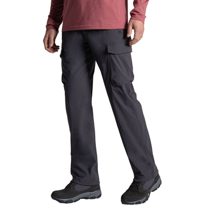 Dark Iron - Side - Craghoppers Mens Rif Stretch Nosilife Cargo Trousers