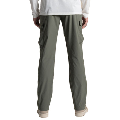 Dark Sage - Back - Craghoppers Mens Rif Stretch Nosilife Cargo Trousers