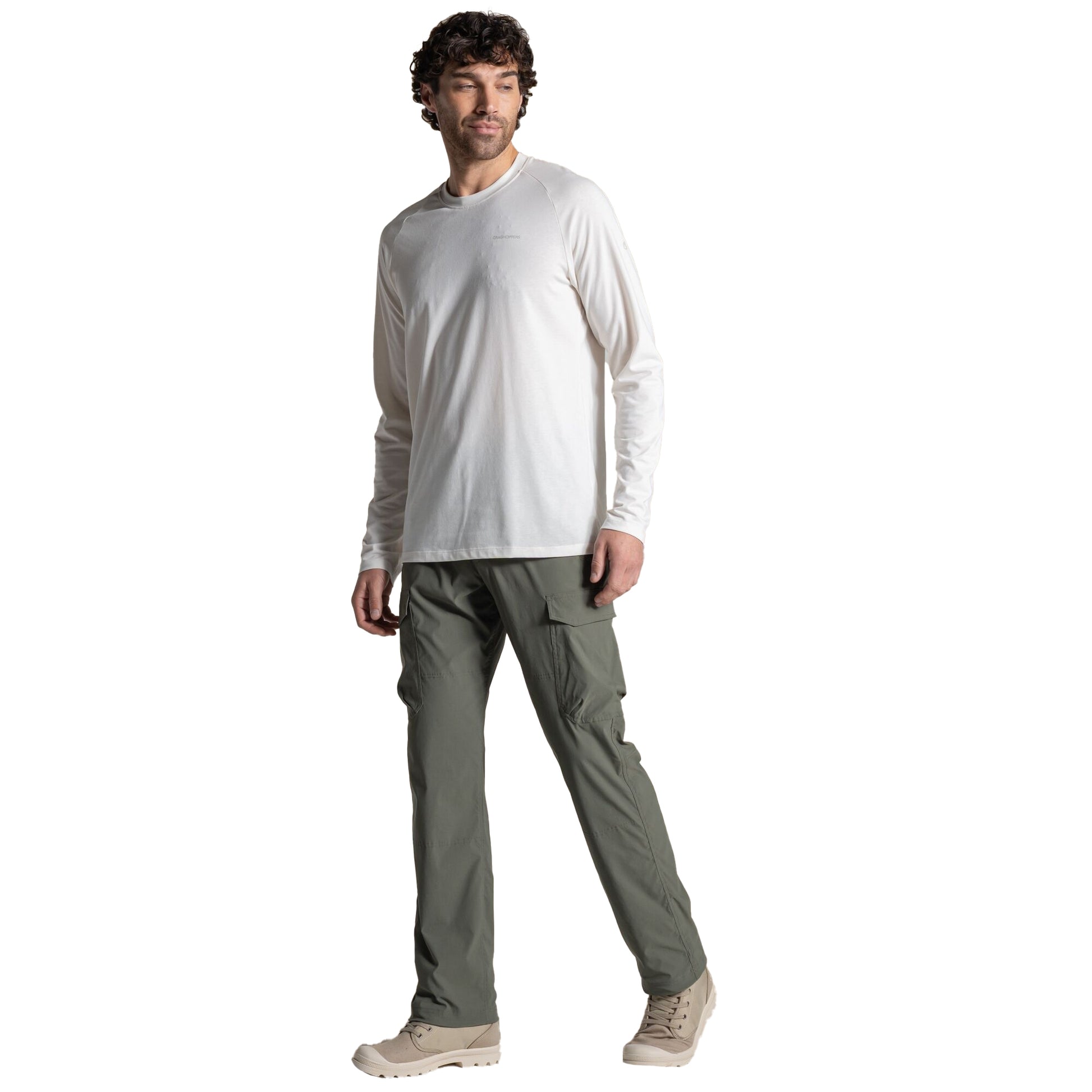 Dark Sage - Lifestyle - Craghoppers Mens Rif Stretch Nosilife Cargo Trousers