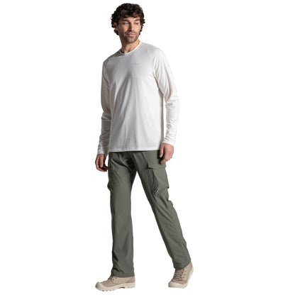 Dark Sage - Lifestyle - Craghoppers Mens Rif Stretch Nosilife Cargo Trousers