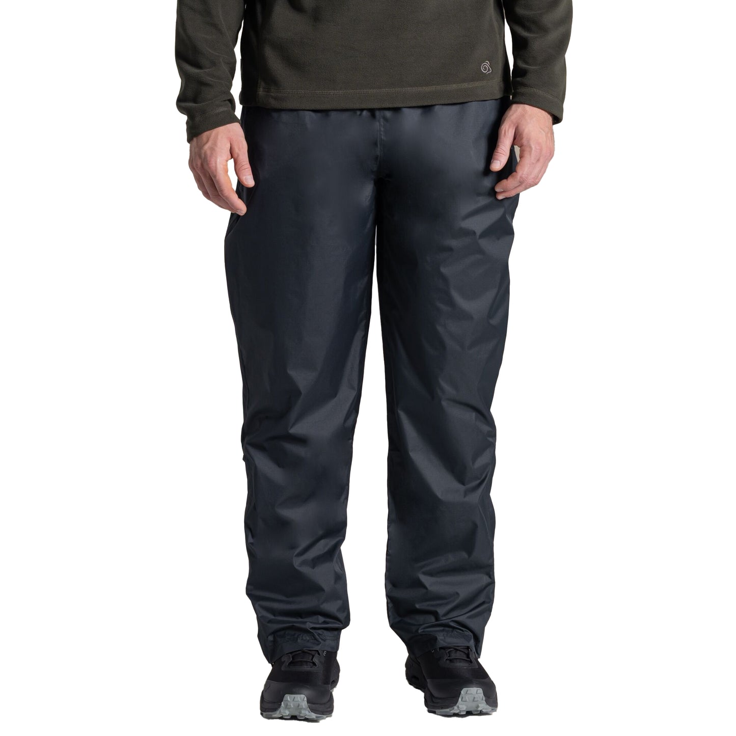 Black - Side - Craghoppers Unisex Adult Expert II Packable Waterproof Trousers