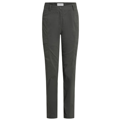 Mid Khaki - Front - Craghoppers Womens-Ladies Kiwi Pro Cargo Trousers