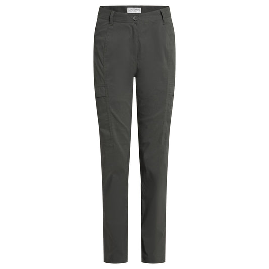 Mid Khaki - Front - Craghoppers Womens-Ladies Kiwi Pro Cargo Trousers