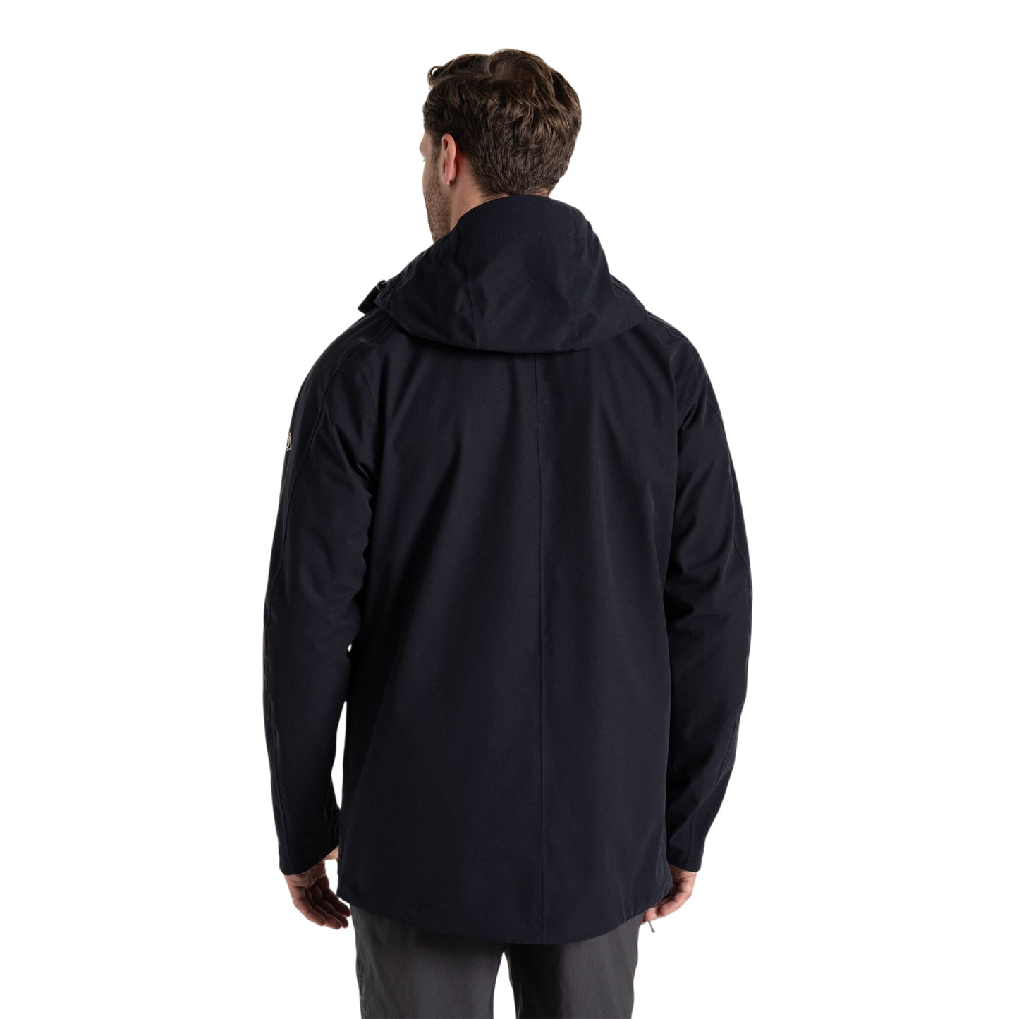 Dark Navy - Back - Craghoppers Mens Lorton II Waterproof Jacket