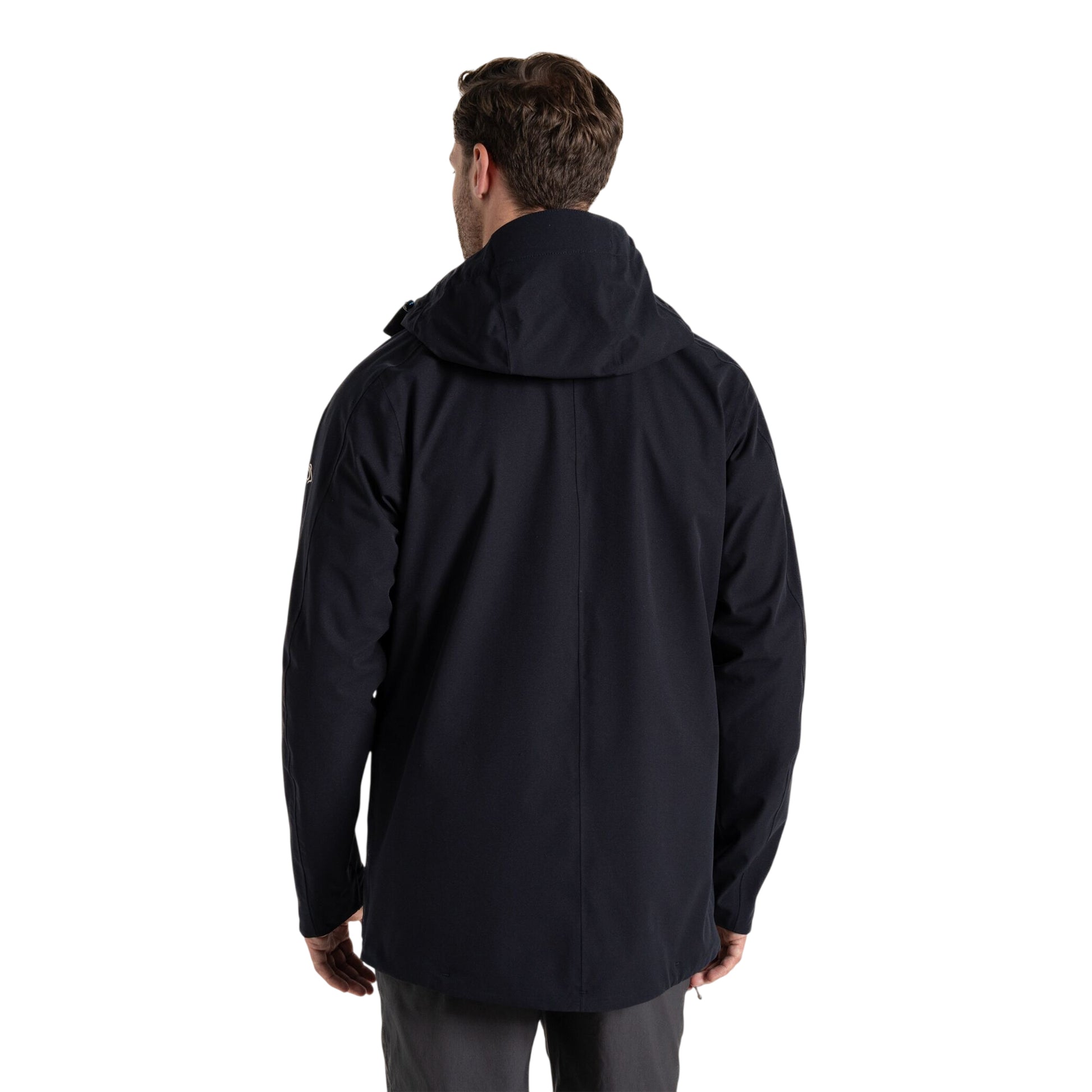Dark Navy - Back - Craghoppers Mens Lorton II Waterproof Jacket