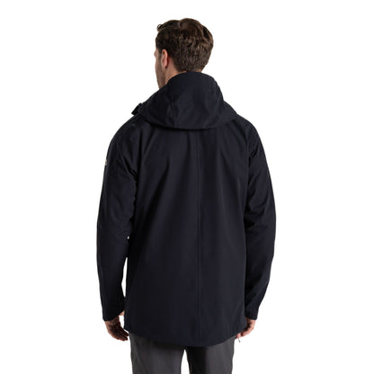Dark Navy - Back - Craghoppers Mens Lorton II Waterproof Jacket