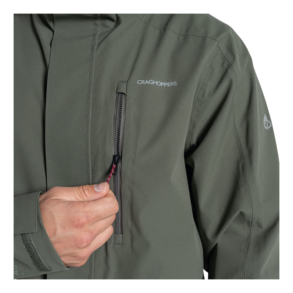 Dark Sage - Lifestyle - Craghoppers Mens Lorton II Waterproof Jacket