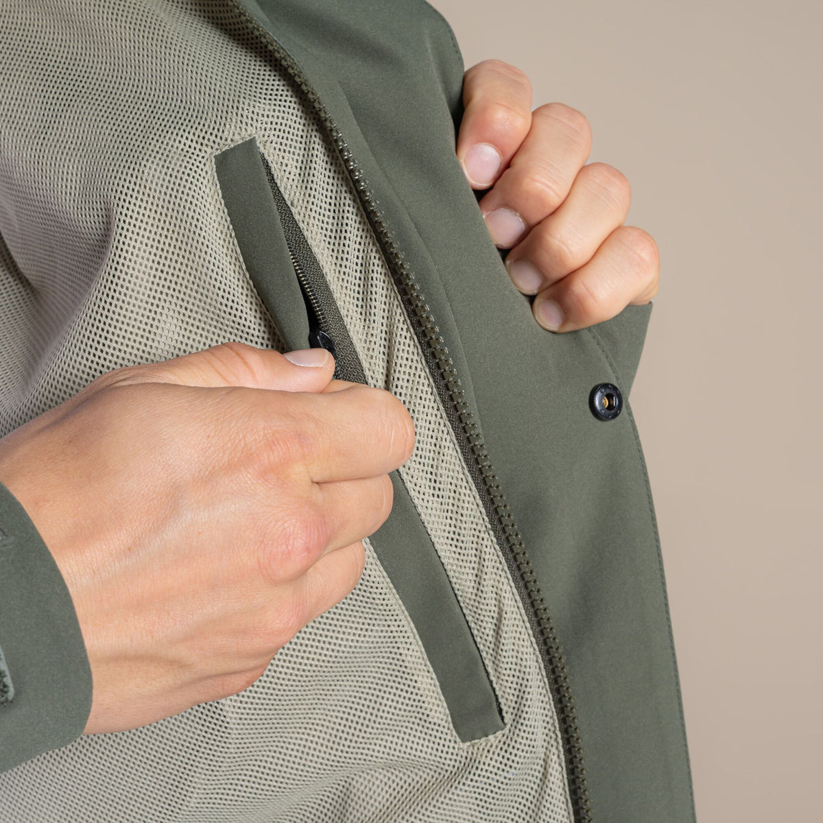 Dark Sage - Pack Shot - Craghoppers Mens Lorton II Waterproof Jacket