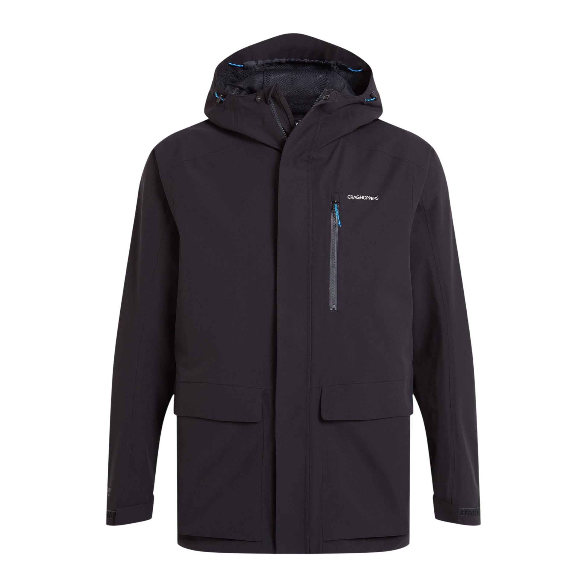 Dark Navy - Front - Craghoppers Mens Lorton II Waterproof Jacket