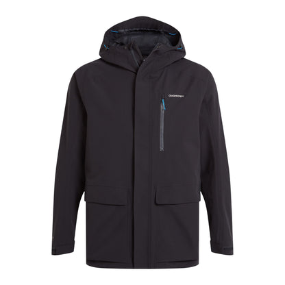 Dark Navy - Front - Craghoppers Mens Lorton II Waterproof Jacket