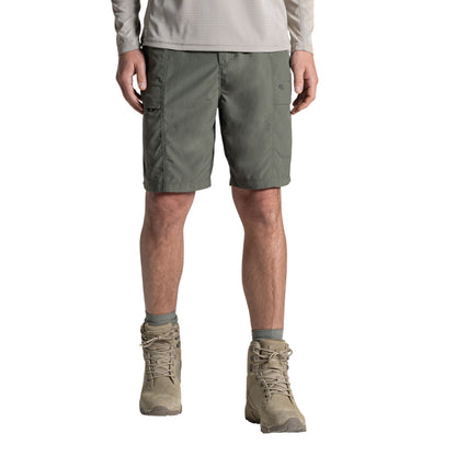 Dark Sage - Side - Craghoppers Mens Kadin Nosilife Cargo Shorts