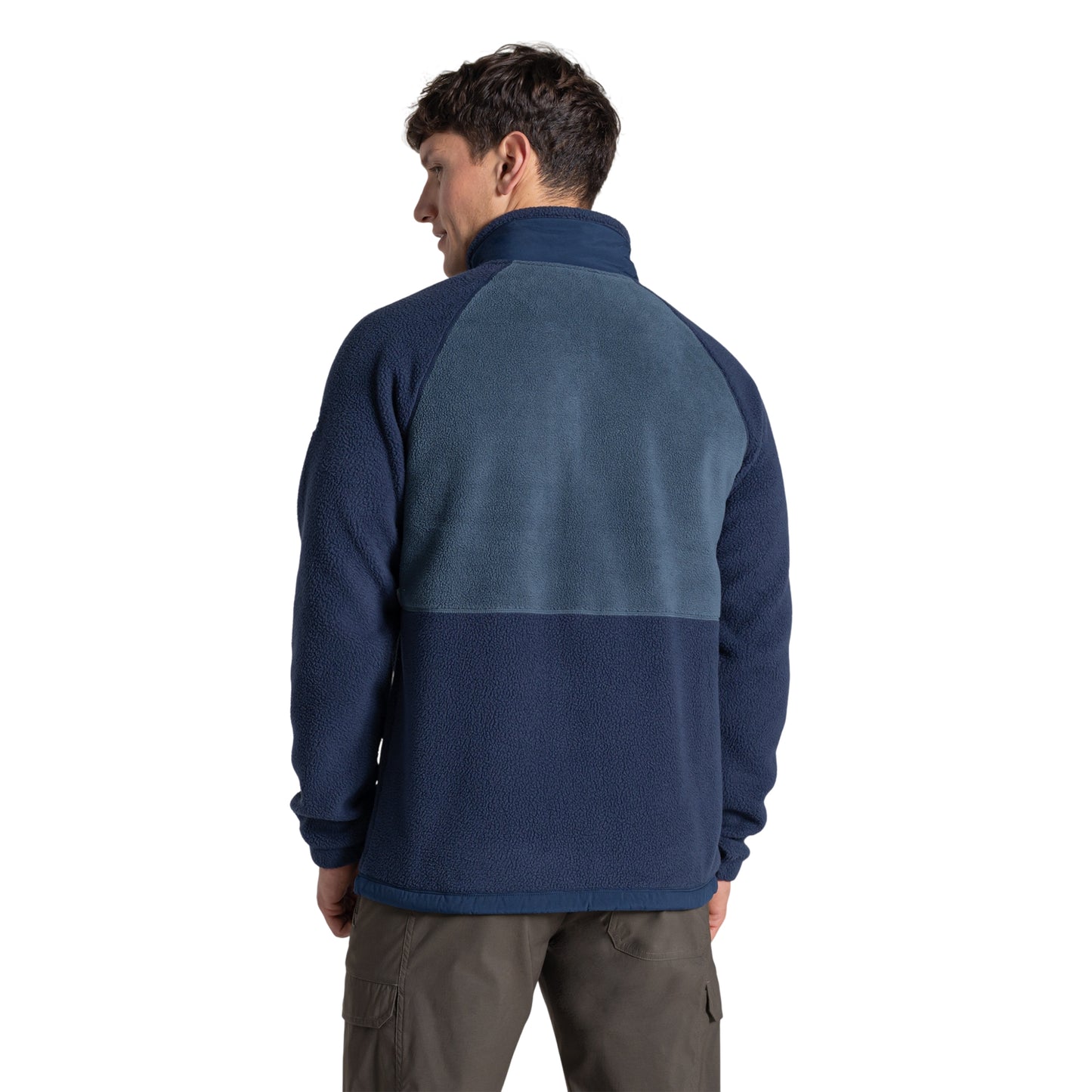 Blue Navy-Blue Stone - Back - Craghoppers Mens Dades Colour Block Jacket