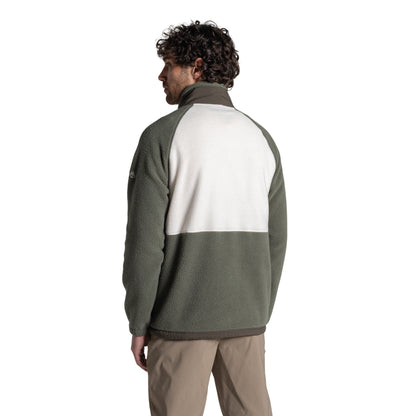 Dark Sage-Ecru - Back - Craghoppers Mens Dades Colour Block Jacket