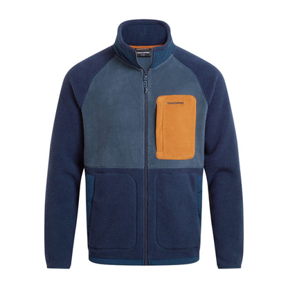 Blue Navy-Blue Stone - Front - Craghoppers Mens Dades Colour Block Jacket