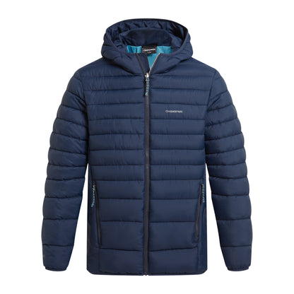 Blue Navy - Front - Craghoppers Mens Compresslite IX Hooded Padded Jacket