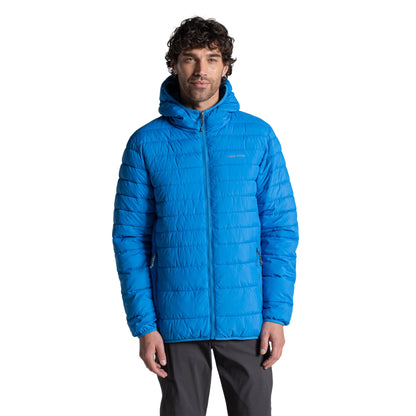 Sky Azure - Side - Craghoppers Mens Compresslite IX Hooded Padded Jacket