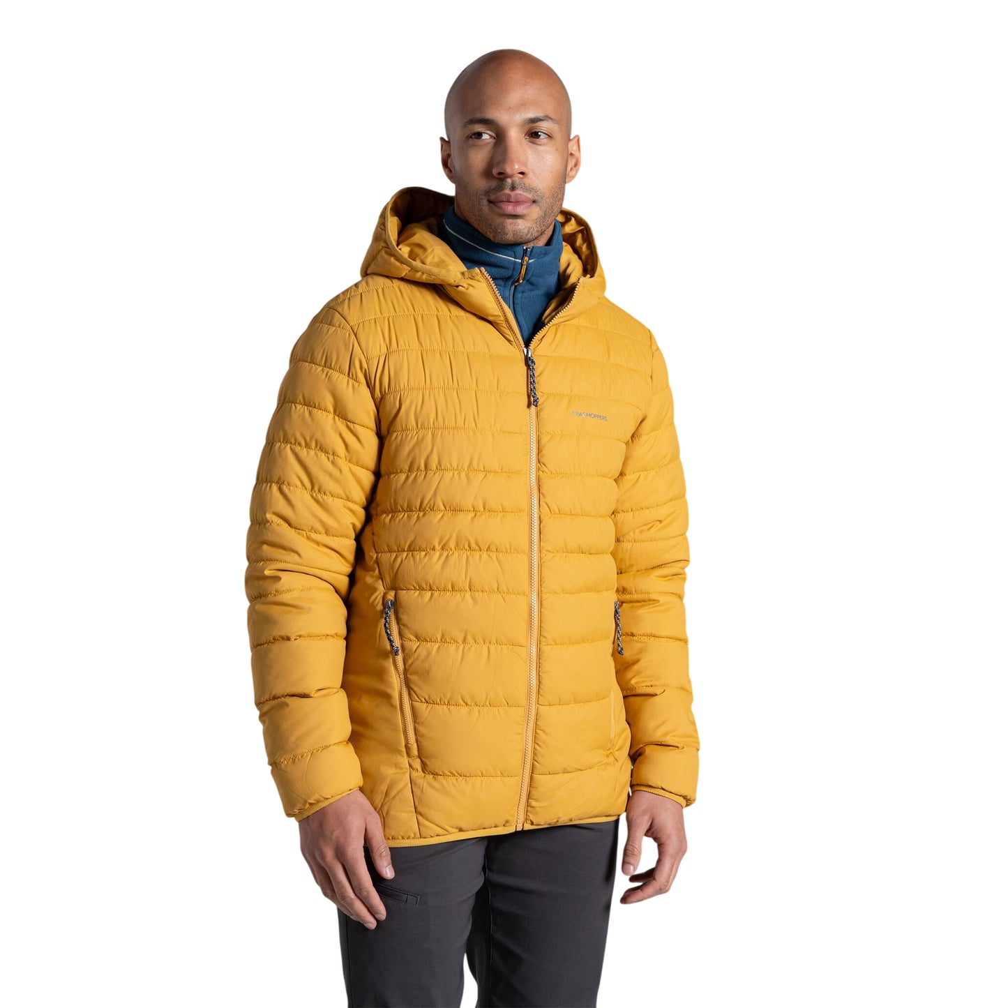 Beesewax - Pack Shot - Craghoppers Mens Compresslite IX Hooded Padded Jacket