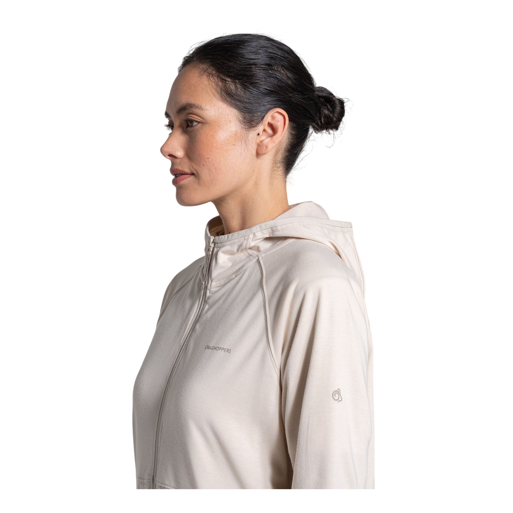 Oyster Marl - Lifestyle - Craghoppers Womens-Ladies Aya Nosilife Hooded Jacket