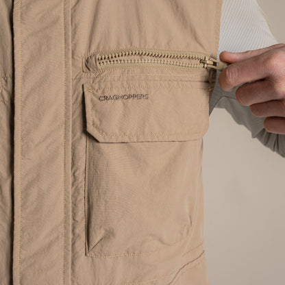 Earthenware - Pack Shot - Craghoppers Mens Adventure V Nosilife Gilet