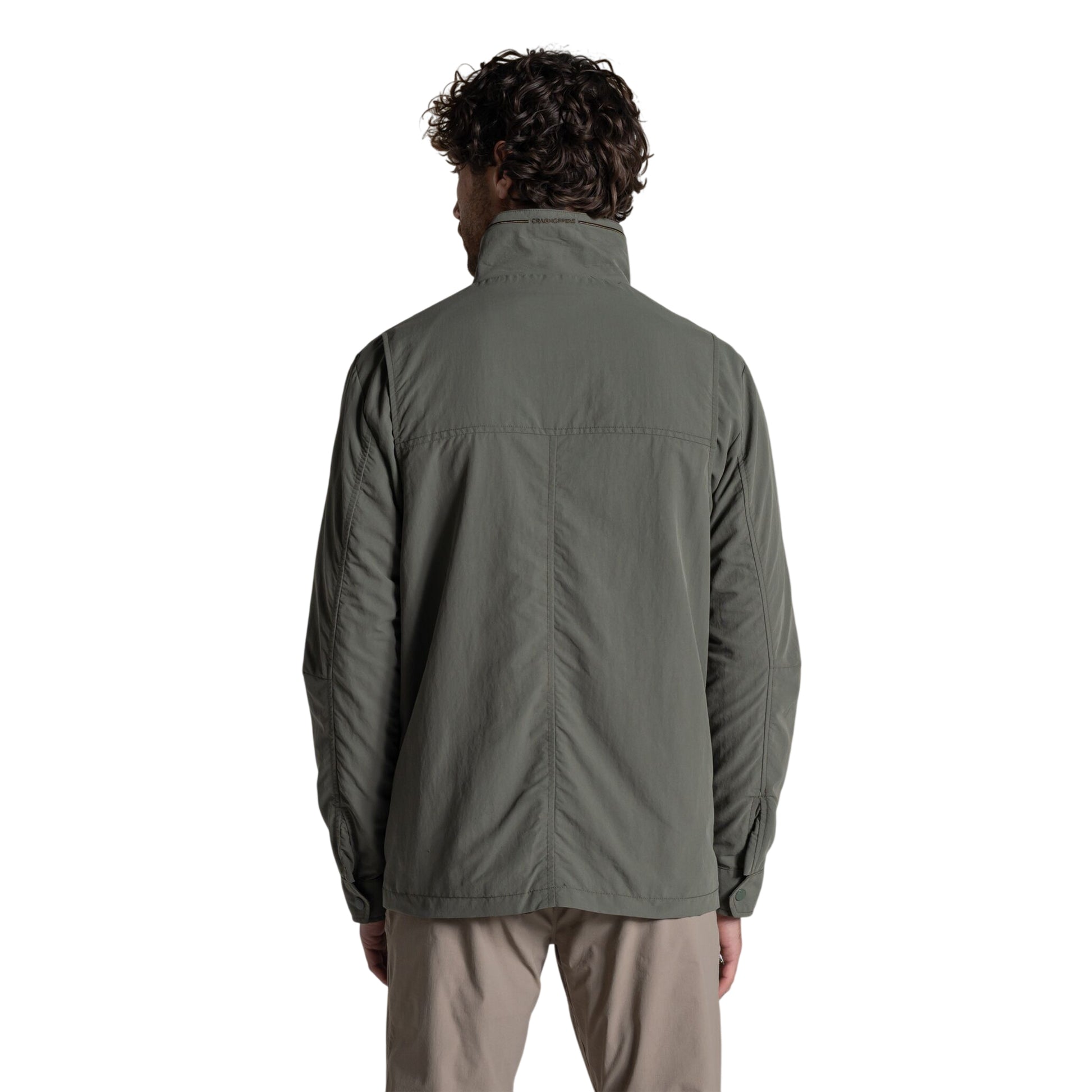 Dark Sage - Back - Craghoppers Mens Adventure V Nosilife Jacket