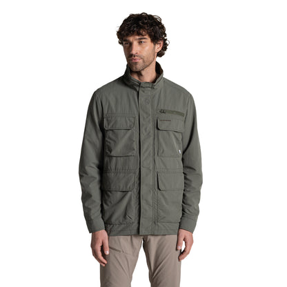 Dark Sage - Side - Craghoppers Mens Adventure V Nosilife Jacket