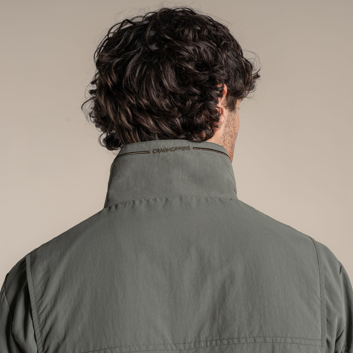 Dark Sage - Side - Craghoppers Mens Adventure V Nosilife Jacket