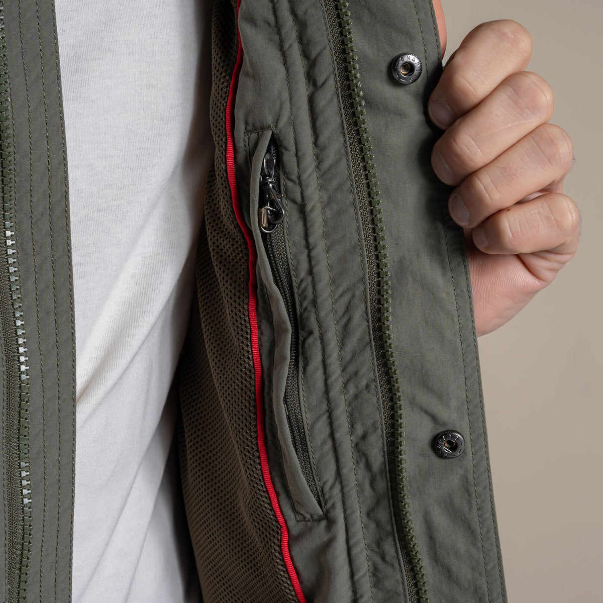 Dark Sage - Lifestyle - Craghoppers Mens Adventure V Nosilife Jacket