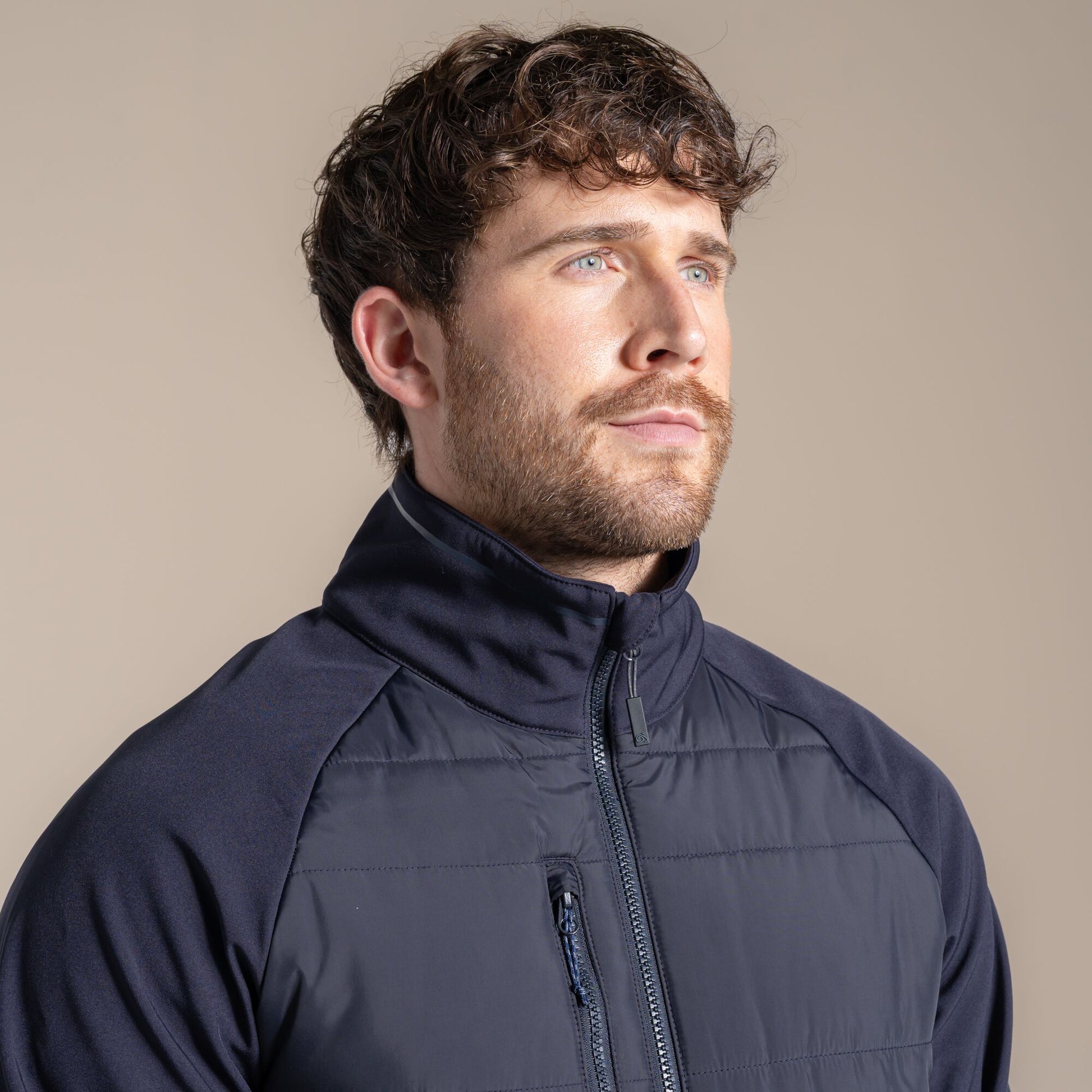 Dark Navy - Lifestyle - Craghoppers Mens Expert Compresslite Hybrid Jacket