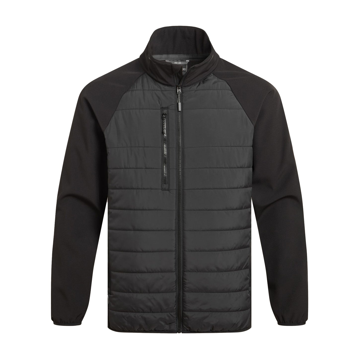 Black - Front - Craghoppers Mens Expert Compresslite Hybrid Jacket