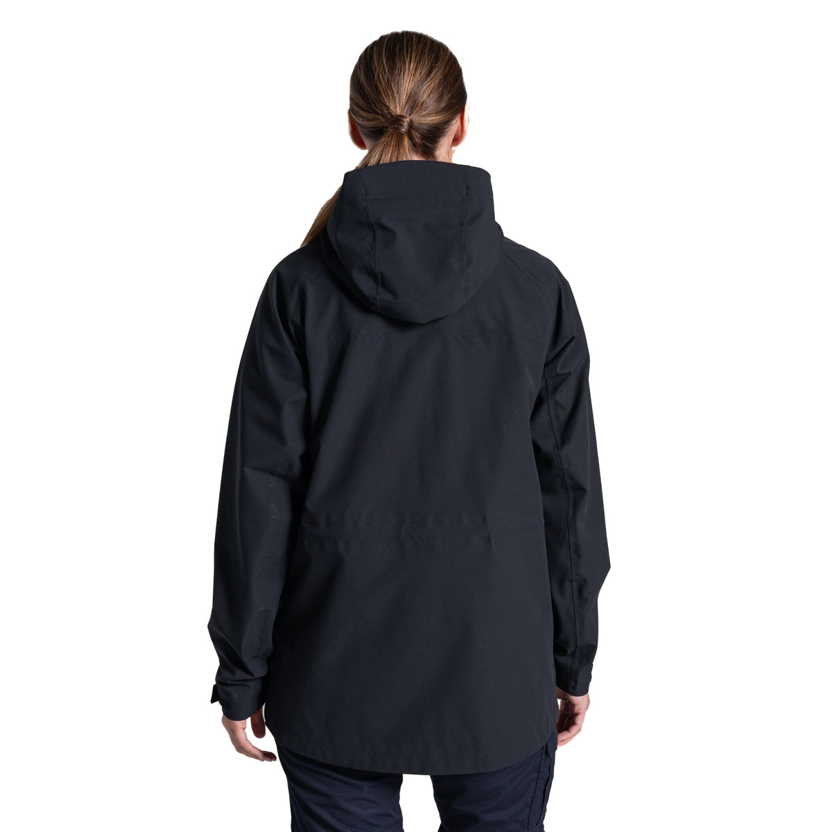 Black - Back - Craghoppers Womens-Ladies Expert Kiwi Pro Stretch Jacket
