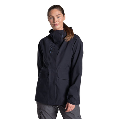 Dark Navy - Side - Craghoppers Womens-Ladies Expert Kiwi Pro Stretch Jacket