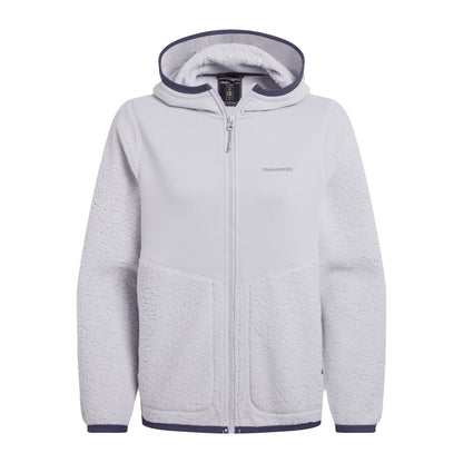 Lunar Grey - Front - Craghoppers Womens-Ladies Telesto Fleece Hooded Jacket